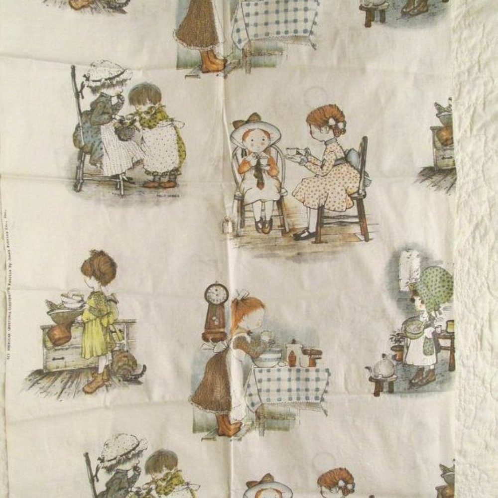 ISO Holly hobbie fabric or Blanket